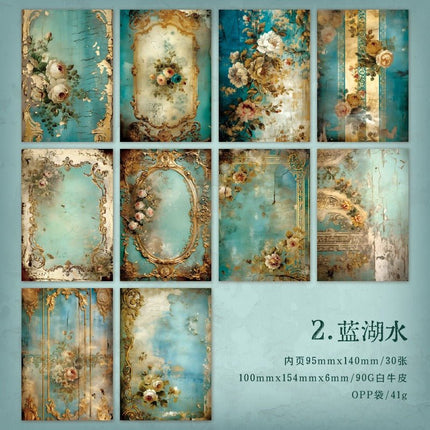 2178 Material Paper Rococo Palace Wall Series - Paper Whimsy Studio