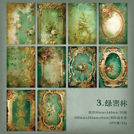 2178 Material Paper Rococo Palace Wall Series - Paper Whimsy Studio