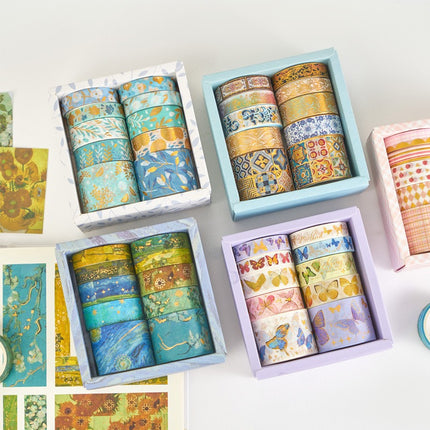 3019 Hot stamping washi tape Embroidery Huagao series