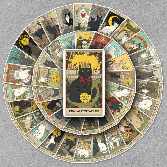 1047(78 Cat Tarot Stickers)