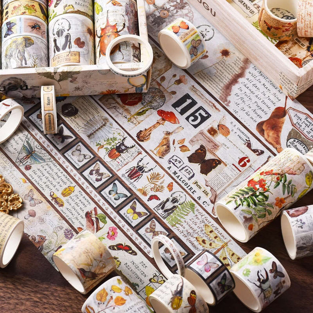 3011 (18 Rolls of Washi Tape Set Nostalgic Memory Series)