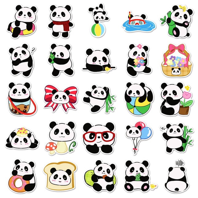 1046(50 Panda Stickers)