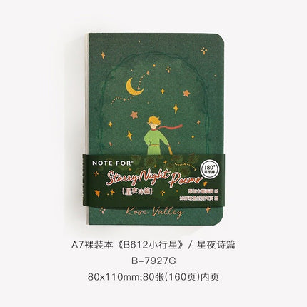 4015 A7 Naked Book Asteroids Series The Little Prince Handbook - Paper Whimsy Studio