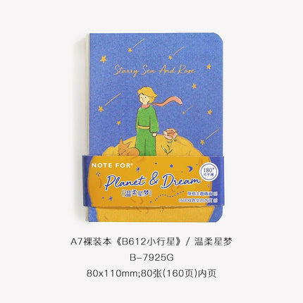 4015 A7 Naked Book Asteroids Series The Little Prince Handbook - Paper Whimsy Studio