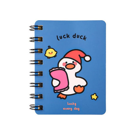 4018 a7 coil book cartoon animal portable diary cute stationery - Paper Whimsy Studio