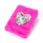 Rose Heart Sequin Unicorn