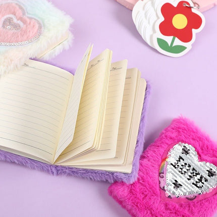 4022 Unicorn new cartoon plush mini notepad - Paper Whimsy Studio