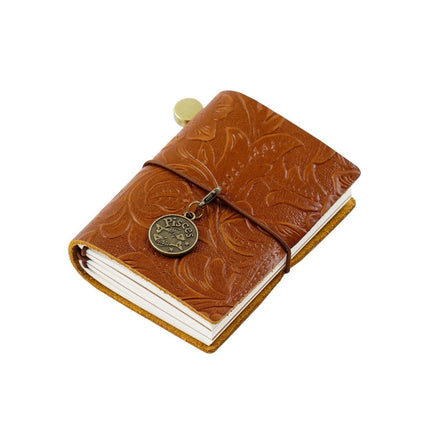 4025 Handbook MINI loose-leaf cowhide pocket diary notebook - Paper Whimsy Studio