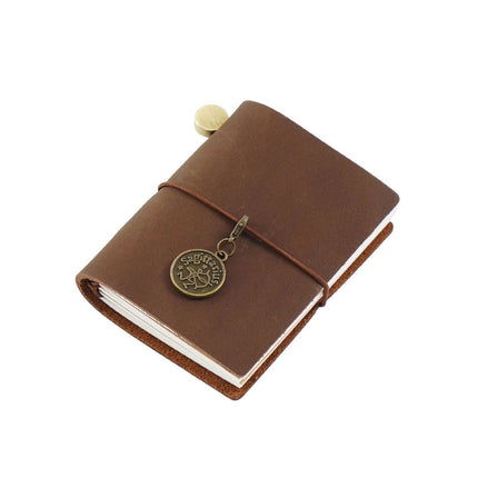 4025 Handbook MINI loose-leaf cowhide pocket diary notebook - Paper Whimsy Studio