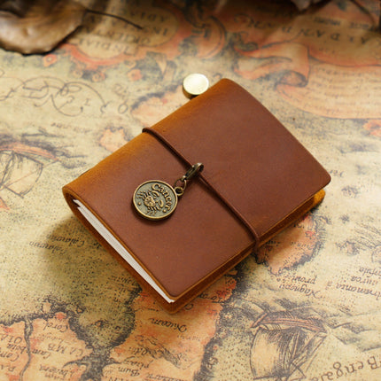 4025 Handbook MINI loose-leaf cowhide pocket diary notebook - Paper Whimsy Studio