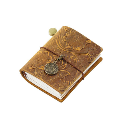 4025 Handbook MINI loose-leaf cowhide pocket diary notebook - Paper Whimsy Studio