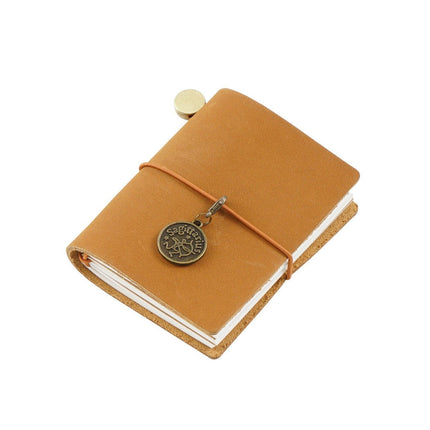 4025 Handbook MINI loose-leaf cowhide pocket diary notebook - Paper Whimsy Studio