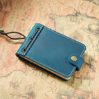 Crazy Horse Leather Blue