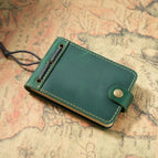 Crazy Horse Leather Dark Green