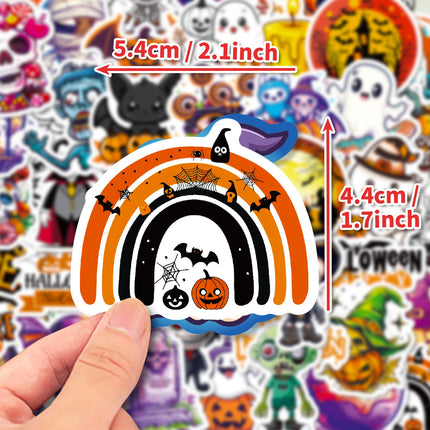 1210 50 Halloween Stickers for the Dead