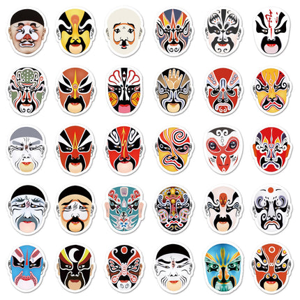 1042 （60 Peking Opera Face Stickers）