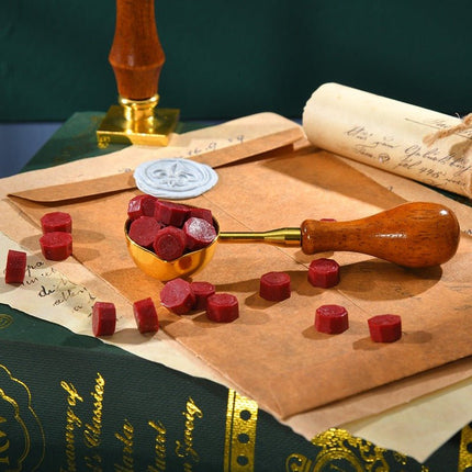 5009 Map Vintage Fire Paint Stamps Bottle Flame Wax Grain Set - Paper Whimsy Studio