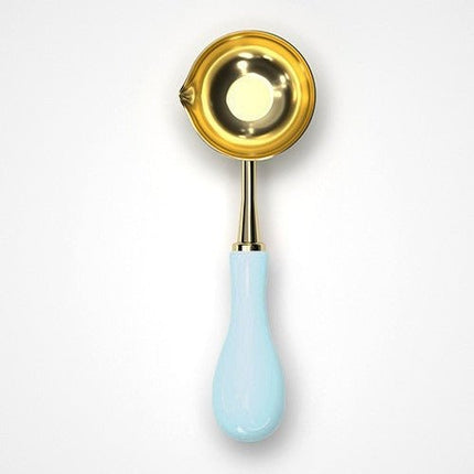 5013 Spoon Candlestick in Macaroon Colorway Fire Paint - Paper Whimsy Studio