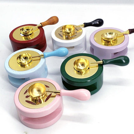 5013 Spoon Candlestick in Macaroon Colorway Fire Paint - Paper Whimsy Studio