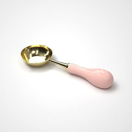 5013 Spoon Candlestick in Macaroon Colorway Fire Paint - Paper Whimsy Studio