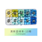 New fresh blue and green color-10 compartments