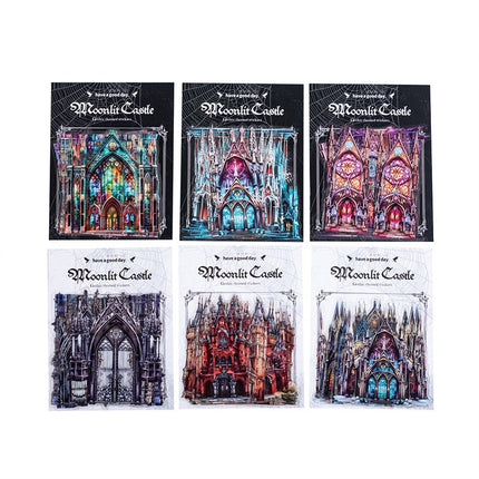 1201 Castle Stickers Moonlight City Collection