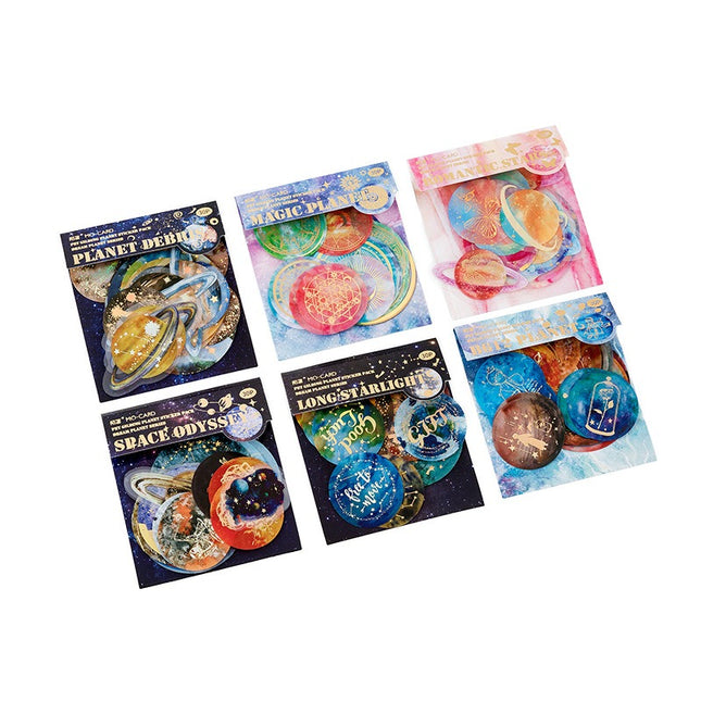 1051 Foil Sticker Pack Fantasy Planet Collection