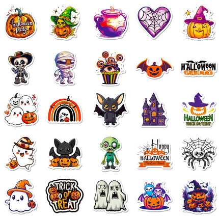 1210 50 Halloween Stickers for the Dead