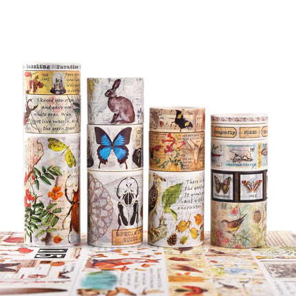 3011 （18 Rolls of Washi Tape Set Nostalgic Memory Series）