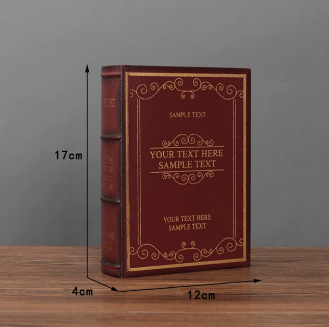 6007 Vintage Decorative Book Box - Paper Whimsy Studio