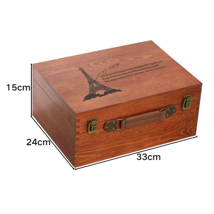 6016 Solid Wood Desktop Storage Box - Paper Whimsy Studio