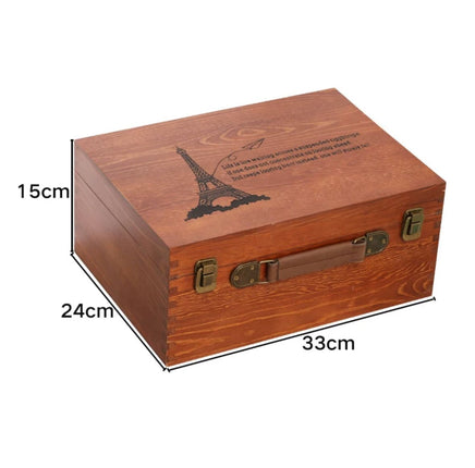 6016 Solid Wood Desktop Storage Box - Paper Whimsy Studio