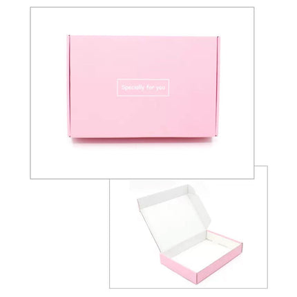 6060 Blush Pink Cardboard Box - Paper Whimsy Studio