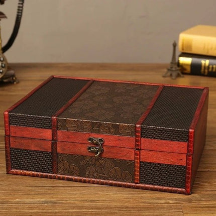 6066 Vintage Combination Lock Box - Paper Whimsy Studio