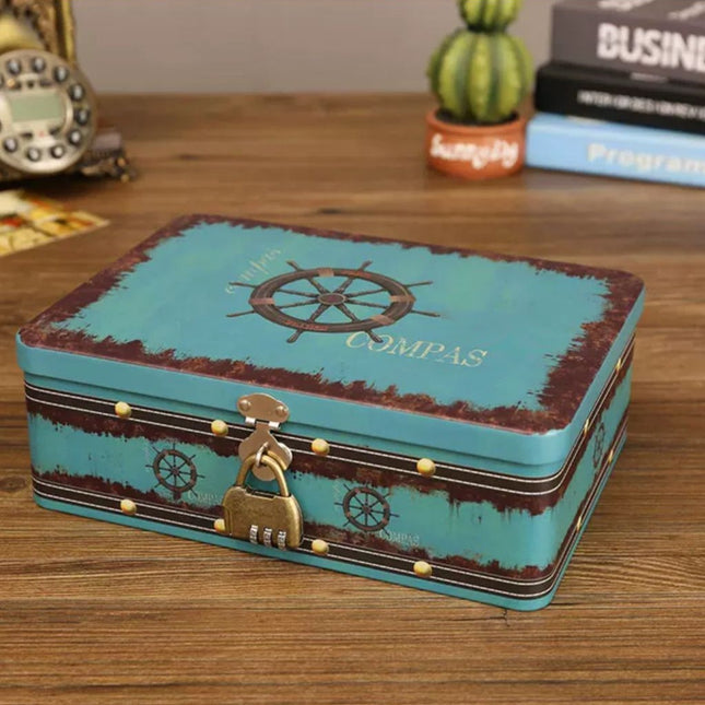 6079 Vintage Ostrich Iron Box with Distressed Finish - Paper Whimsy Studio