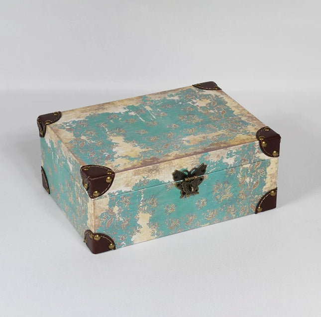 6085 Patterned Leather Storage Box - Paper Whimsy Studio