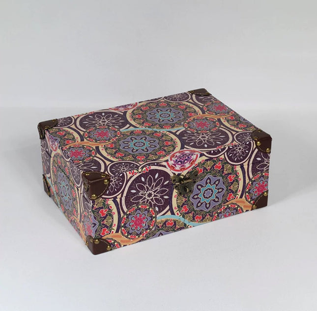 6087 Patterned Leather Storage Box - Paper Whimsy Studio