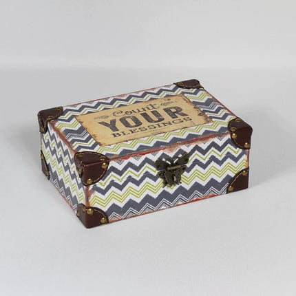 6088 Patterned Leather Storage Box - Paper Whimsy Studio