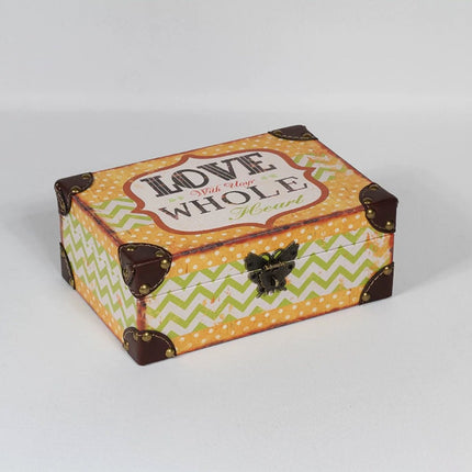 6092 Patterned Leather Storage Box - Paper Whimsy Studio