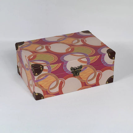 6093 Patterned Leather Storage Box - Paper Whimsy Studio