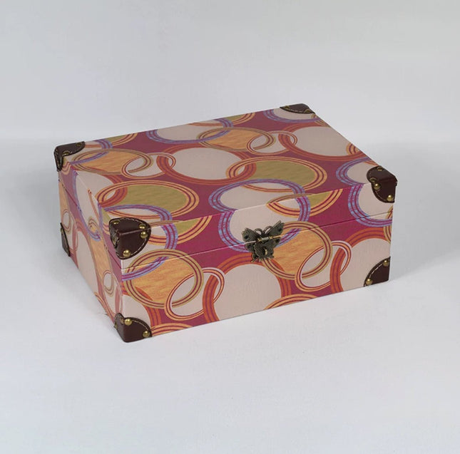 6093 Patterned Leather Storage Box - Paper Whimsy Studio