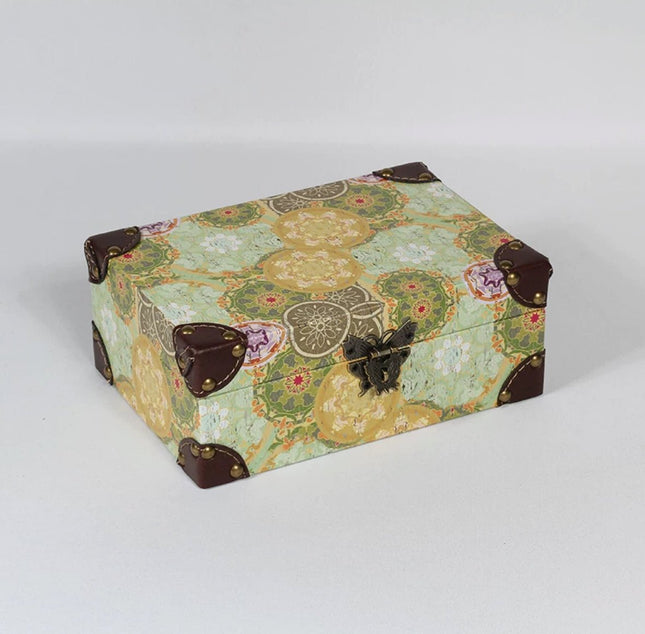 6094 Patterned Leather Storage Box - Paper Whimsy Studio