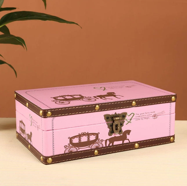 6100 Cartoon Carriage Style Storage Box - Paper Whimsy Studio