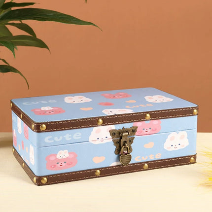 6101 Cute Bunny Cartoon Storage Box - Paper Whimsy Studio