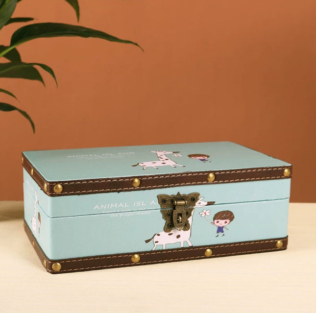 6103 Cartoon Giraffe Storage Box - Paper Whimsy Studio