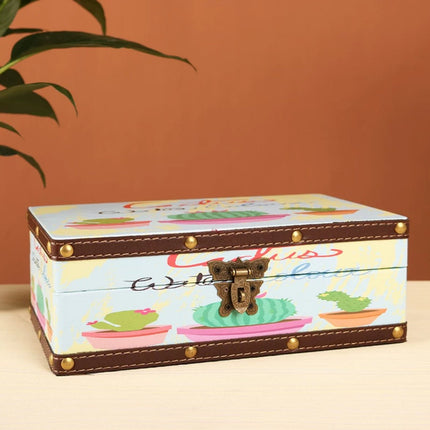 6104 Cartoon Cactus Style Storage Box - Paper Whimsy Studio