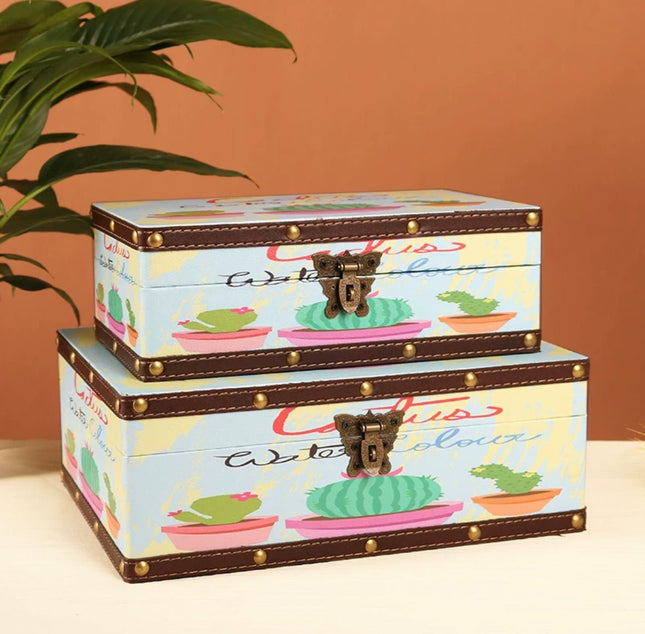 6104 Cartoon Cactus Style Storage Box - Paper Whimsy Studio