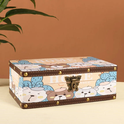 6107 Cartoon Bear Style Storage Box - Paper Whimsy Studio