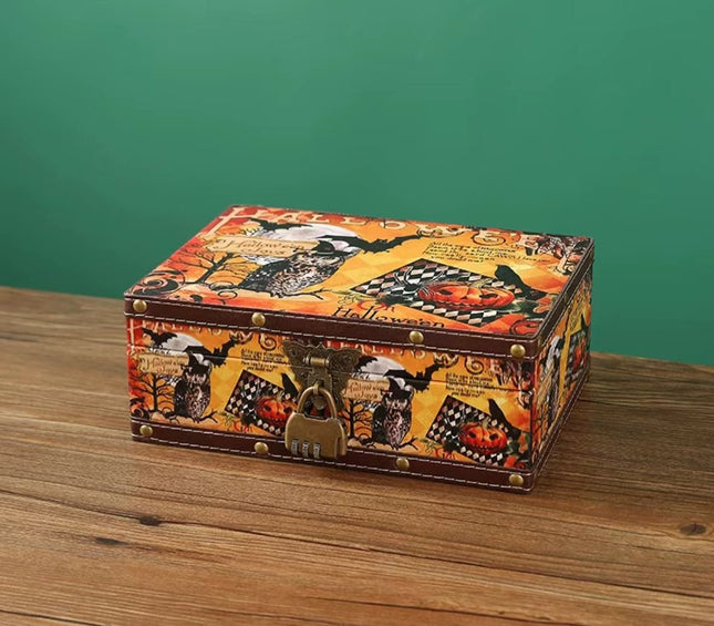 6128 Leather suitcase organiser storage box - Paper Whimsy Studio