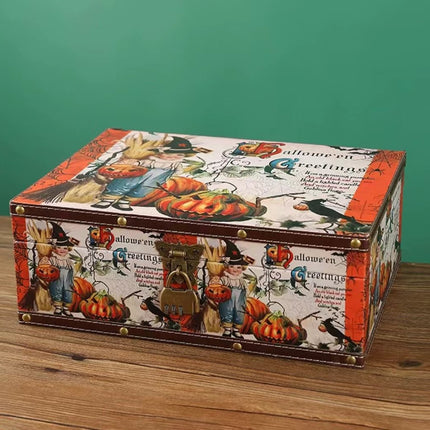 6129 Leather suitcase organiser storage box - Paper Whimsy Studio